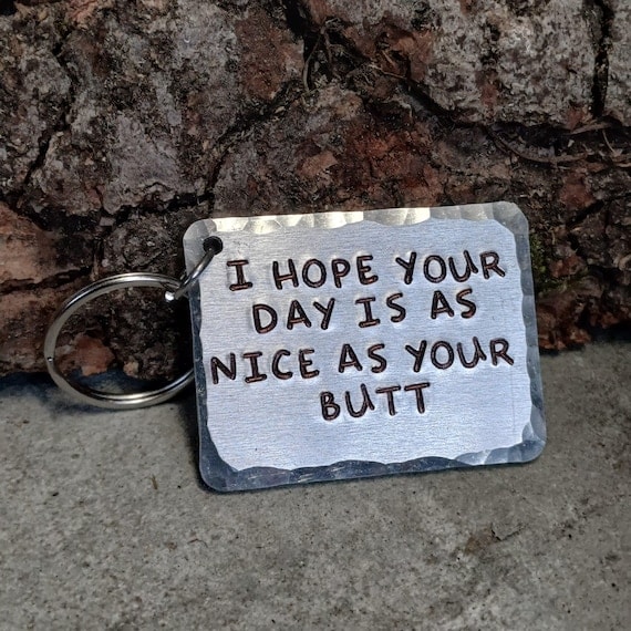 Nice Butt Keyring