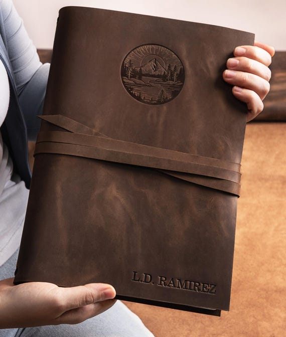 Hand-Bound Personalized Leather Journal