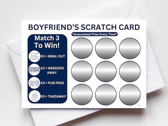 Birthday Scratch Card