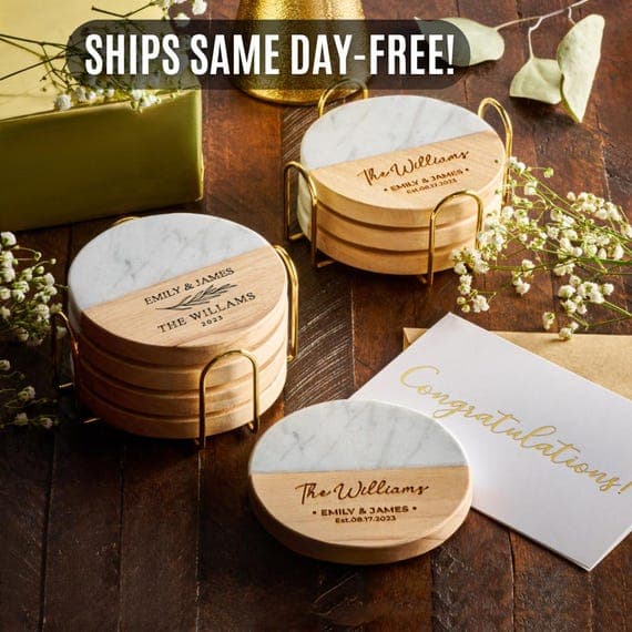 Personalized Wedding Gifts That Feel Like They Were Made Just for Them
