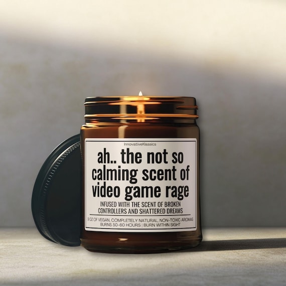 Video Game Rage Scented Candle