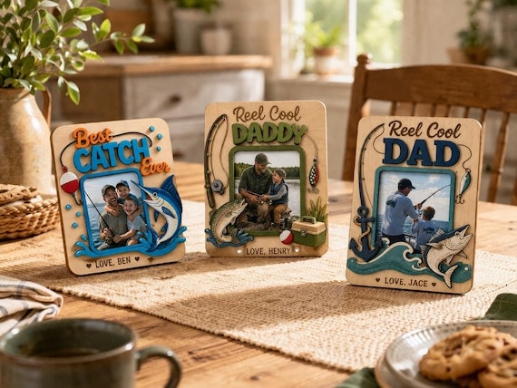 Custom Photo Wood Fridge Magnet Frame