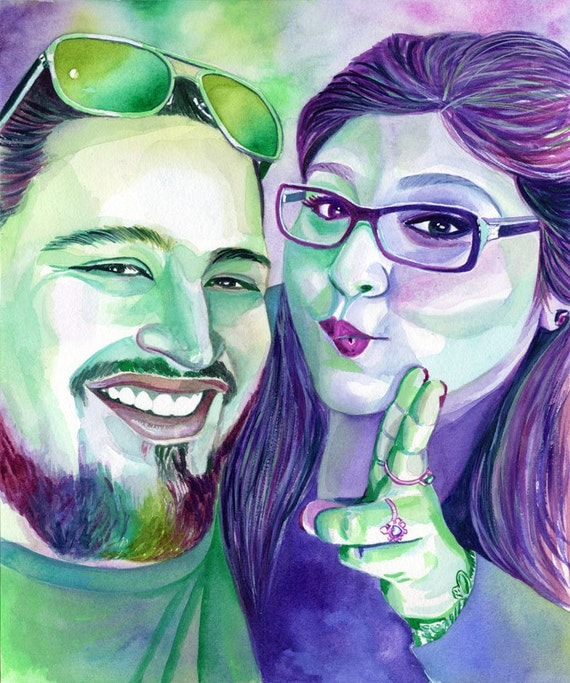 Custom Watercolor Portrait