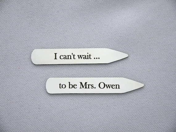 Personalized Collar Stays